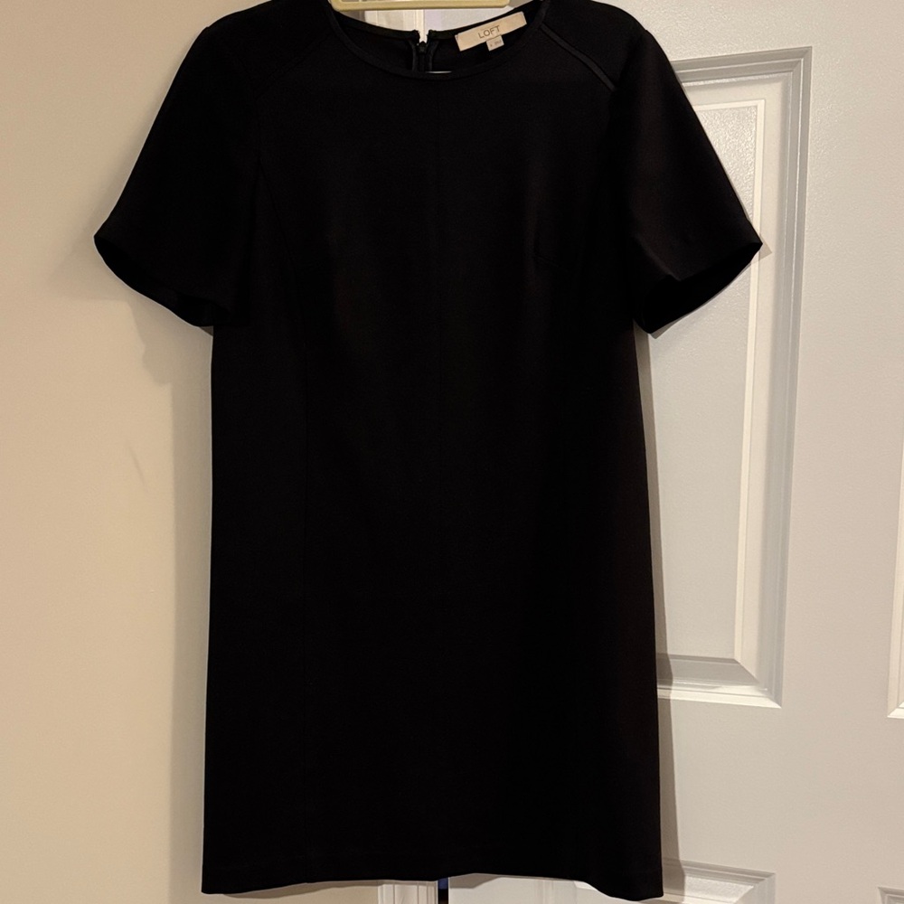 LOFT Elegant Black Mini Dress